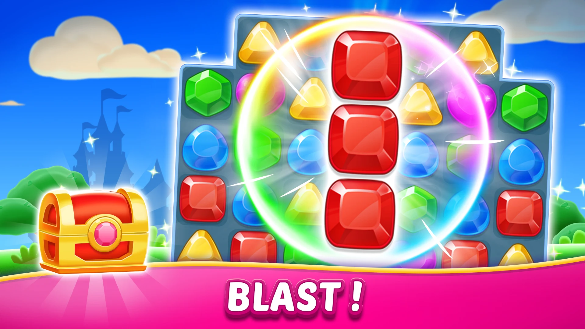 Jewel Blast Time - Match 3 screenshot